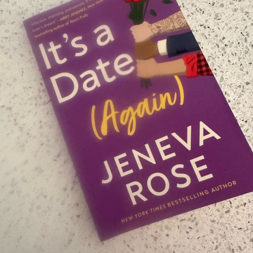 Purple 'It's a Date (Again)' Book by Jeneva Rose